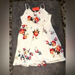 Floral Spaghetti Strap Dress Size 2XL